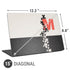 Disney Mickey Mouse Stacked Silhouette Split Universal Laptop 15in (12.2 x 8.8in) Skin